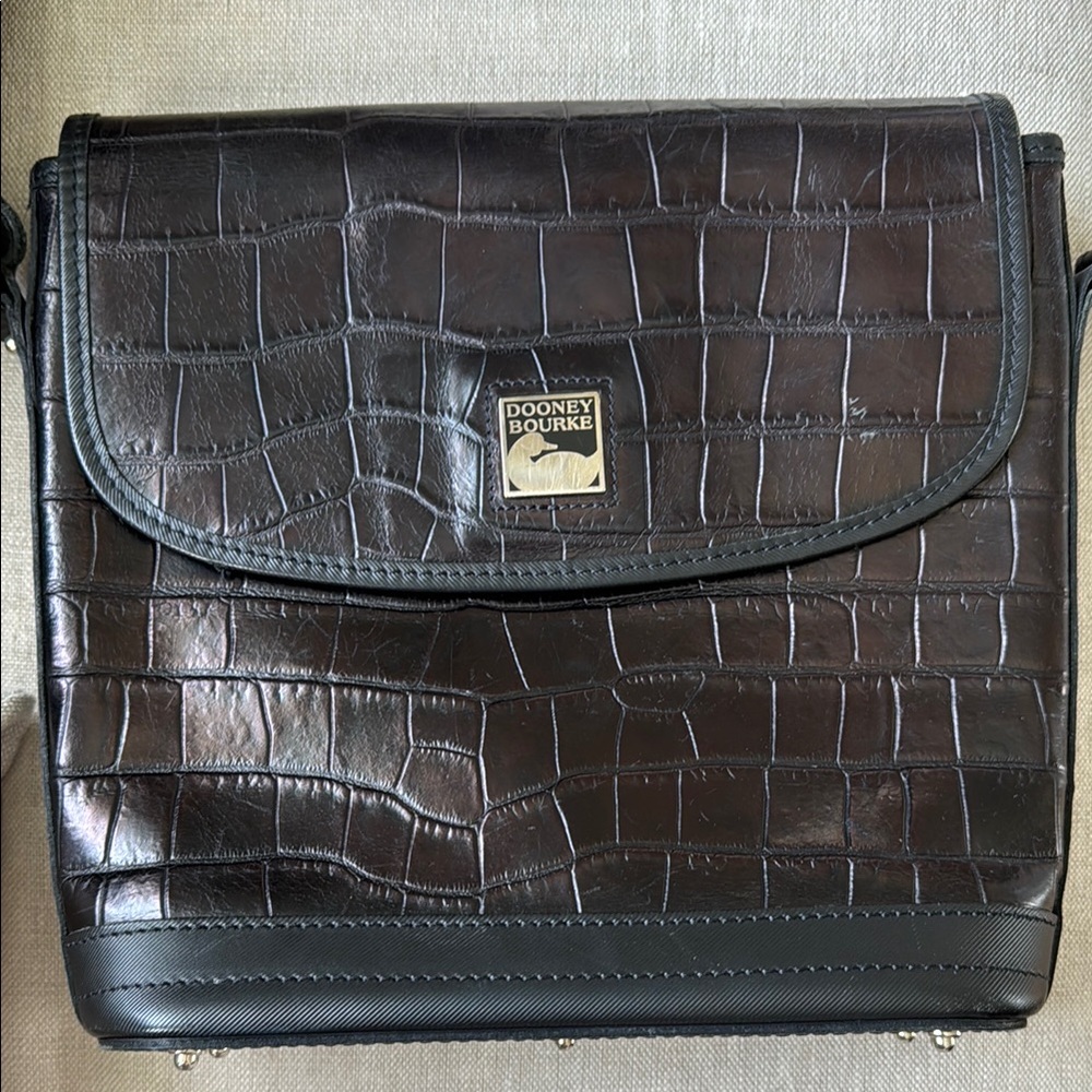 Dooney & Bourke Vintage Black Leather Bag